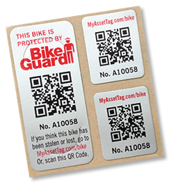 Bike Registration Tags