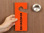 Evacuated - Occupied, Two-Sided Door Hang Tags, SKU: TG-0932