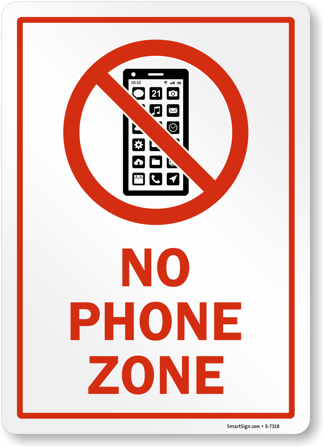 No Cell Phone Png
