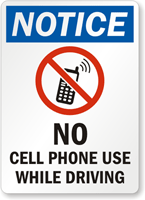 No Cell Phones Allowed @ Cellphonesigns.com