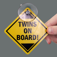 Twins On-Board Car Hang Tag and Label